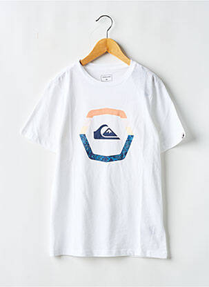 T-shirt blanc QUIKSILVER pour garçon