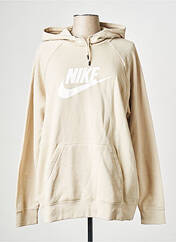 Sweat-shirt à capuche blanc NIKE pour femme seconde vue