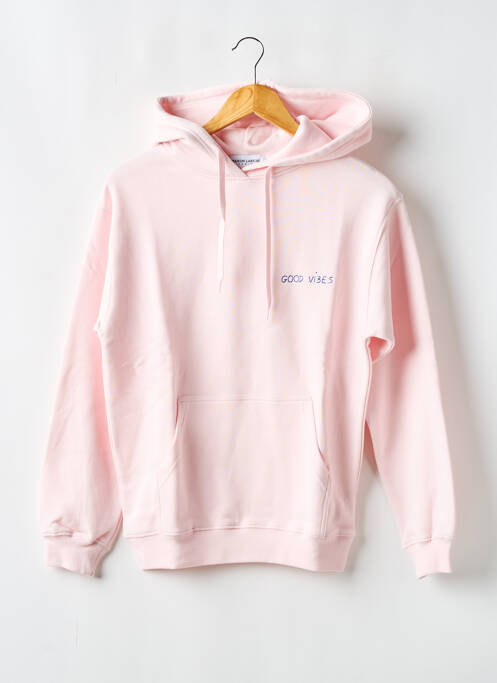 Sweat-shirt à capuche rose MAISON LABICHE pour femme