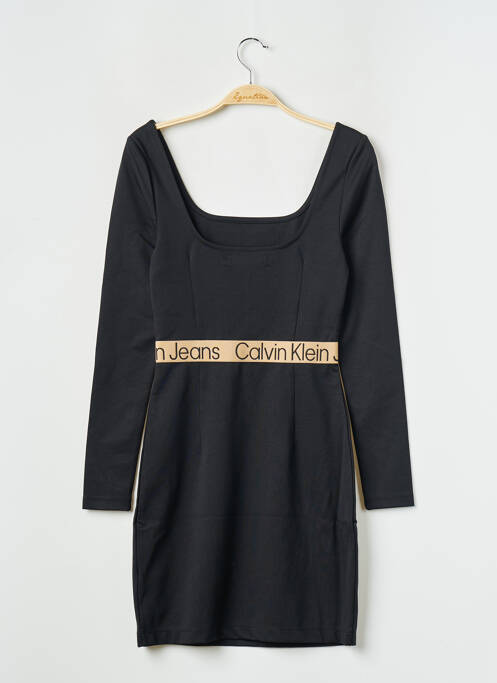 Robe mi-longue noir CALVIN KLEIN pour femme