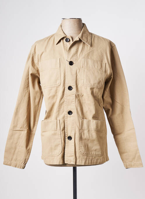 Veste casual beige SELECTED pour homme