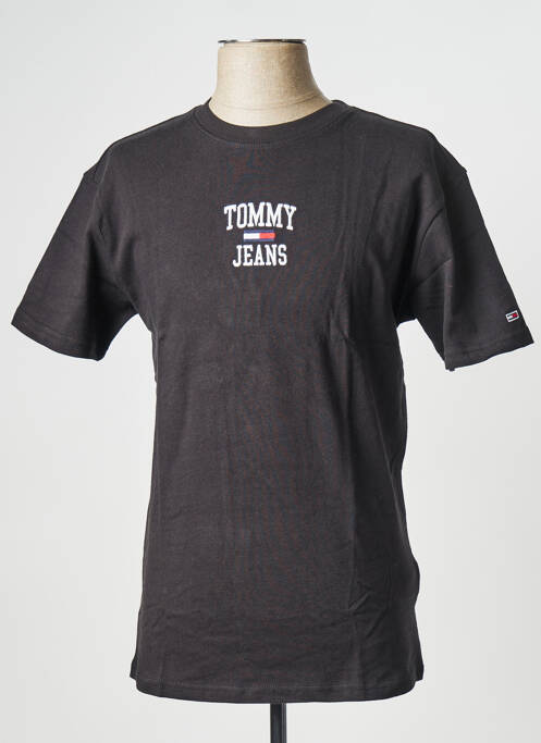 T-shirt noir TOMMY HILFIGER pour homme