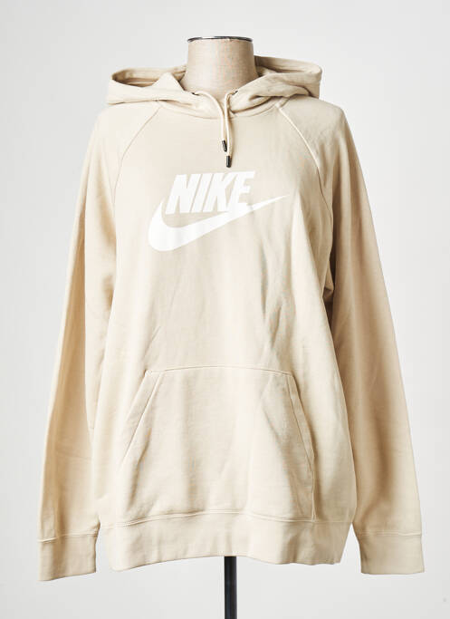 Sweat-shirt à capuche blanc NIKE pour femme