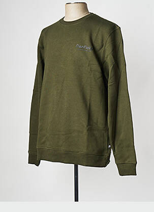 Sweat-shirt col rond vert PENFIELD homme