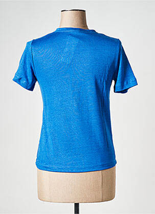 T-shirt col rond bleu PETIT BATEAU femme