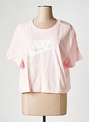T-shirt rose NIKE pour femme seconde vue