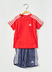 Ensemble short rouge ADIDAS pour enfant seconde vue