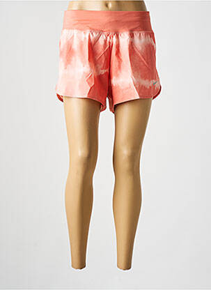 Short orange NIKE femme