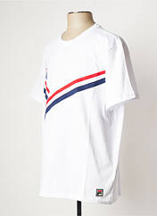 T-shirt blanc FILA pour homme seconde vue