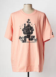 T-shirt col rond rose NIKE homme