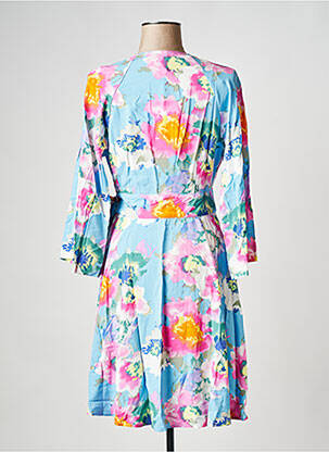 Robe courte col v bleu Y.A.S femme