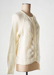 Gilet manches longues blanc EKYOG pour femme seconde vue