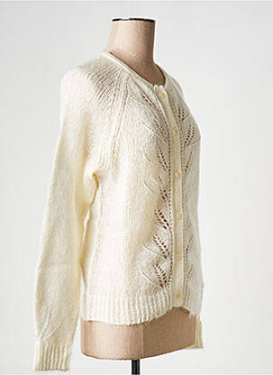 Gilet manches longues blanc EKYOG femme