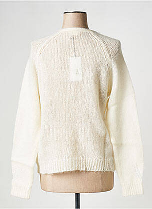 Gilet manches longues blanc EKYOG femme