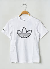 T-shirt blanc ADIDAS pour enfant seconde vue