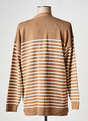 Gilet manches longues marron VILA pour femme seconde vue