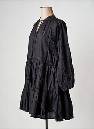 Robe courte col v noir SEAFOLLY femme