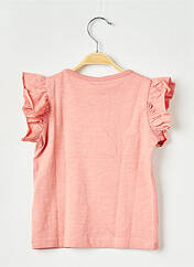 T-shirt rose PETIT BATEAU pour fille seconde vue