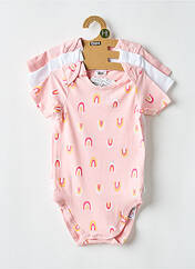 Body lingerie rose DIM pour enfant seconde vue