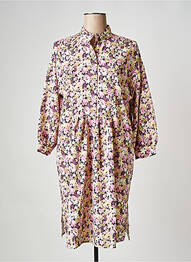 Robe courte beige SELECTED femme