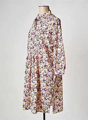Robe courte beige SELECTED femme