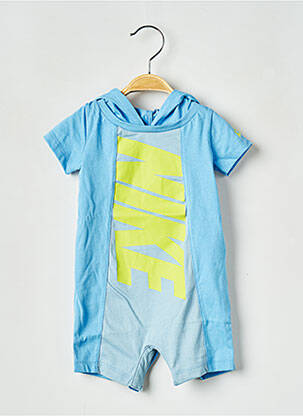 Combishort col rond bleu NIKE garçon