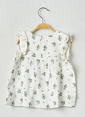 Top blanc PETIT BATEAU pour fille seconde vue