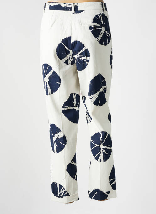 Pantalon droit bleu LEON & HARPER pour femme