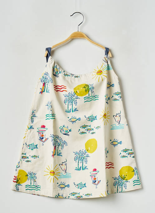 Robe mi-longue beige ARSENE ET LES PIPELETTES pour fille