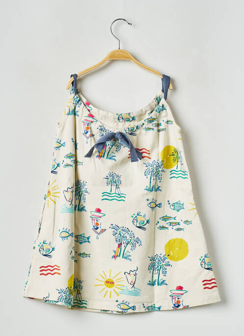 Robe mi-longue beige ARSENE ET LES PIPELETTES pour fille