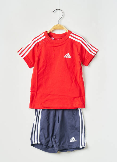 Ensemble short rouge ADIDAS pour enfant