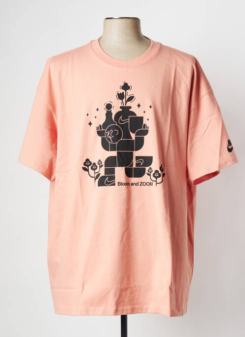 T-shirt rose NIKE pour homme