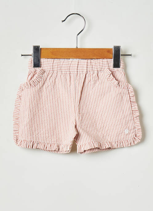Short rose PETIT BATEAU pour fille