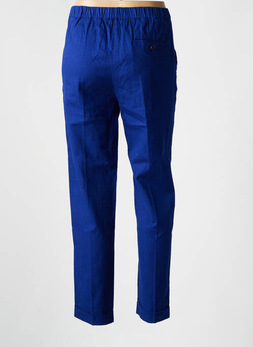 Pantalon droit bleu LEON & HARPER pour femme