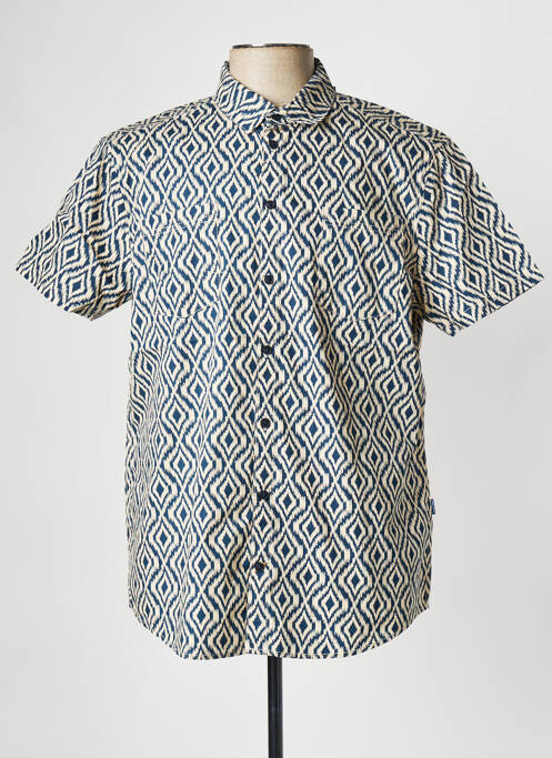 Chemise manches courtes bleu BLEND pour homme