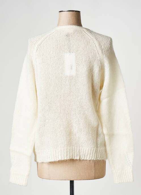 Gilet manches longues blanc EKYOG femme