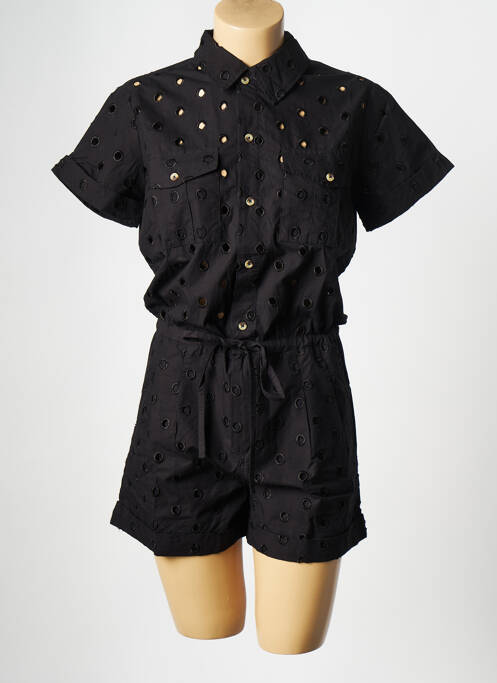 Combishort noir LEON & HARPER pour femme