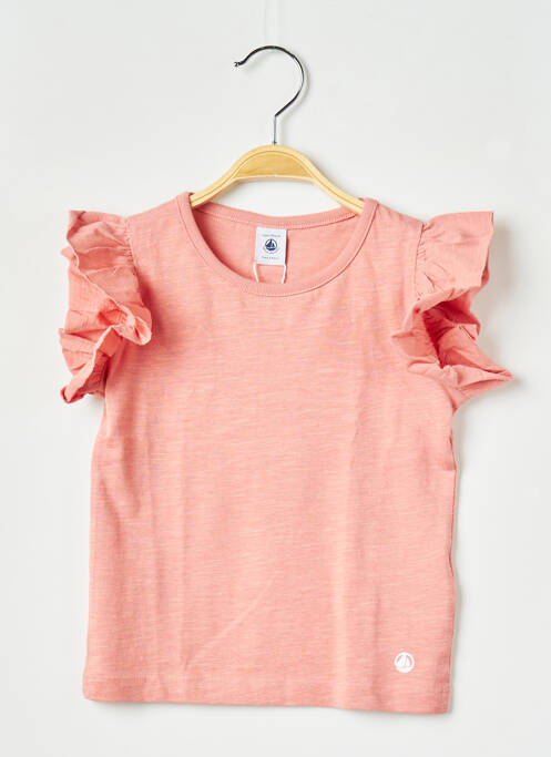 T-shirt rose PETIT BATEAU pour fille