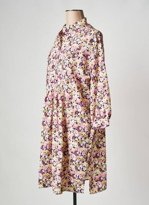 Robe courte beige SELECTED femme