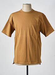 T-shirt marron MINIMUM pour homme seconde vue