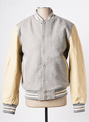 Blouson gris SCHOTT homme