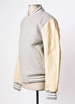 Blouson gris SCHOTT homme