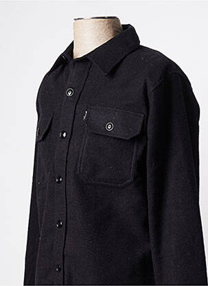 Chemise manches longues noir SCHOTT homme