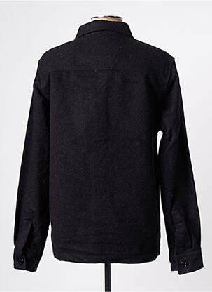 Chemise manches longues noir SCHOTT homme