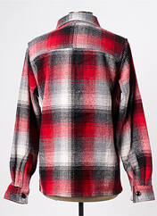 Chemise manches longues rouge SCHOTT pour homme seconde vue