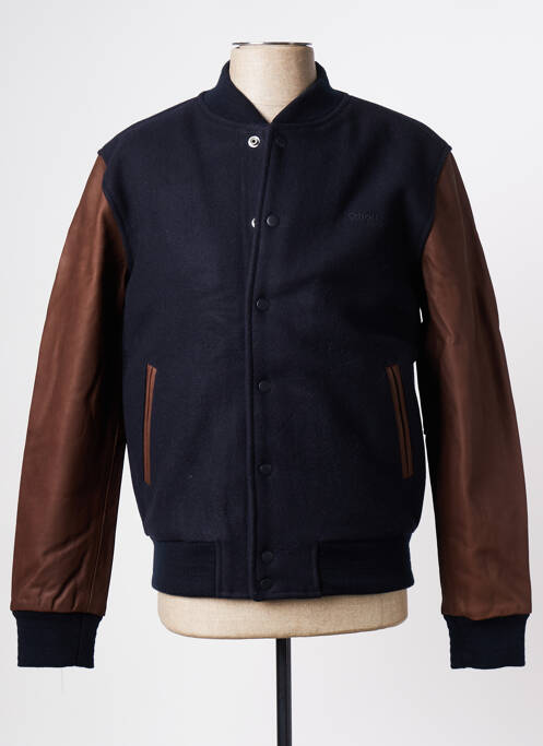 Blouson bleu SCHOTT pour homme