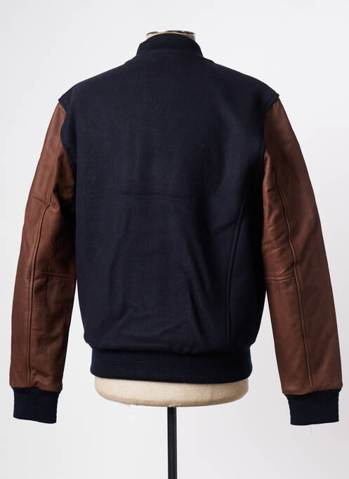 Blouson bleu SCHOTT homme