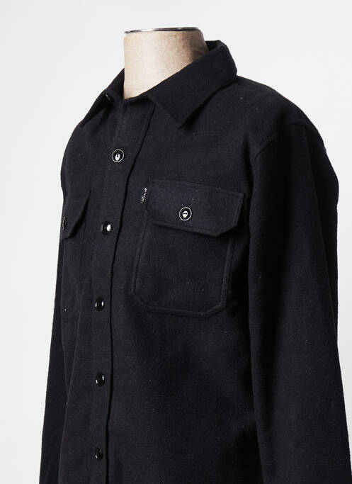 Chemise manches longues noir SCHOTT homme