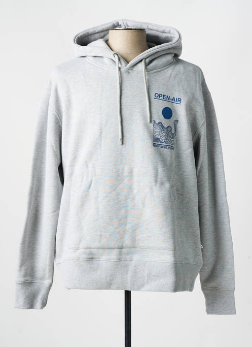 Sweat-shirt gris MINIMUM pour homme