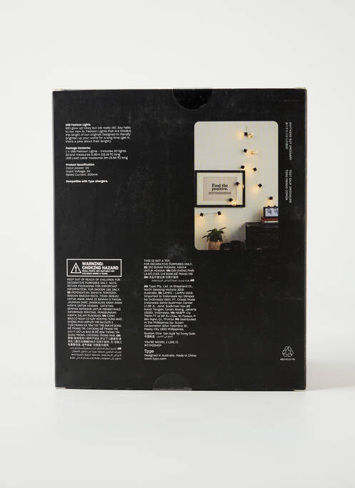 Divers maison multicolore TYPO pour unisexe